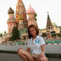 Без нижнего белья на красной площади возле кремля
