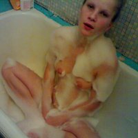 Голая русская жена в ванной